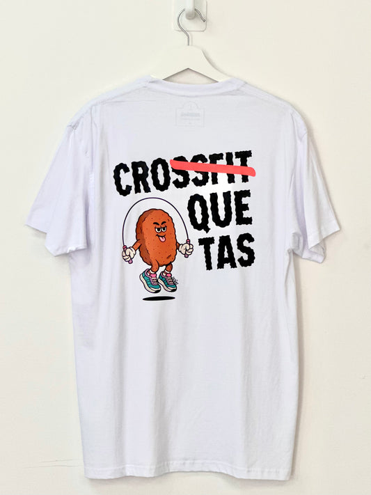 Camiseta Reg BL "Cro(ssfit)quetas" Talla L
