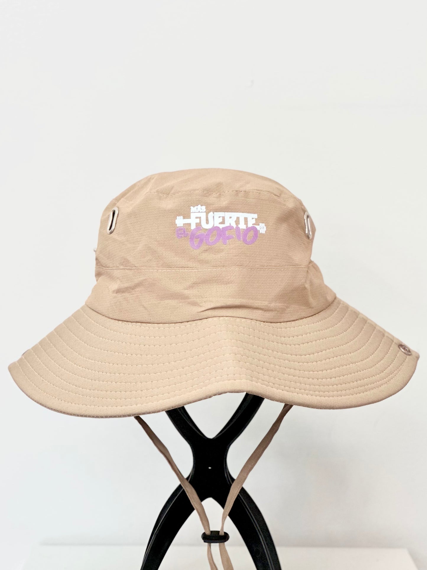 Gorro Cuerda Beige "Más fuerte que el gofio"