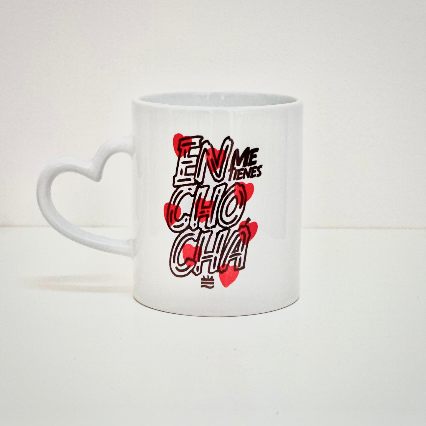 Taza Corazón "Me tienes Enchochá"