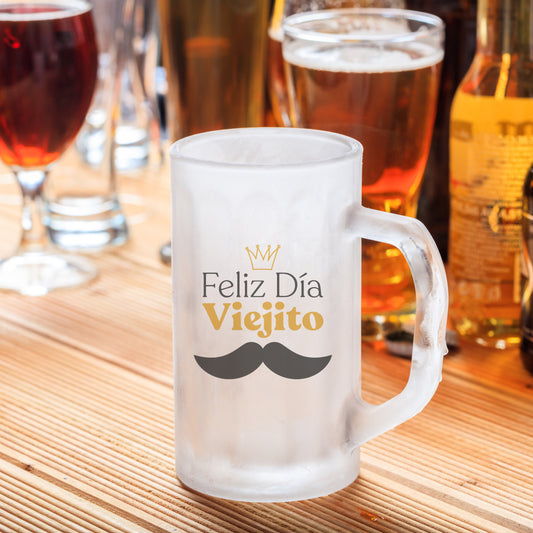 Jarra ''Feliz día viejito''