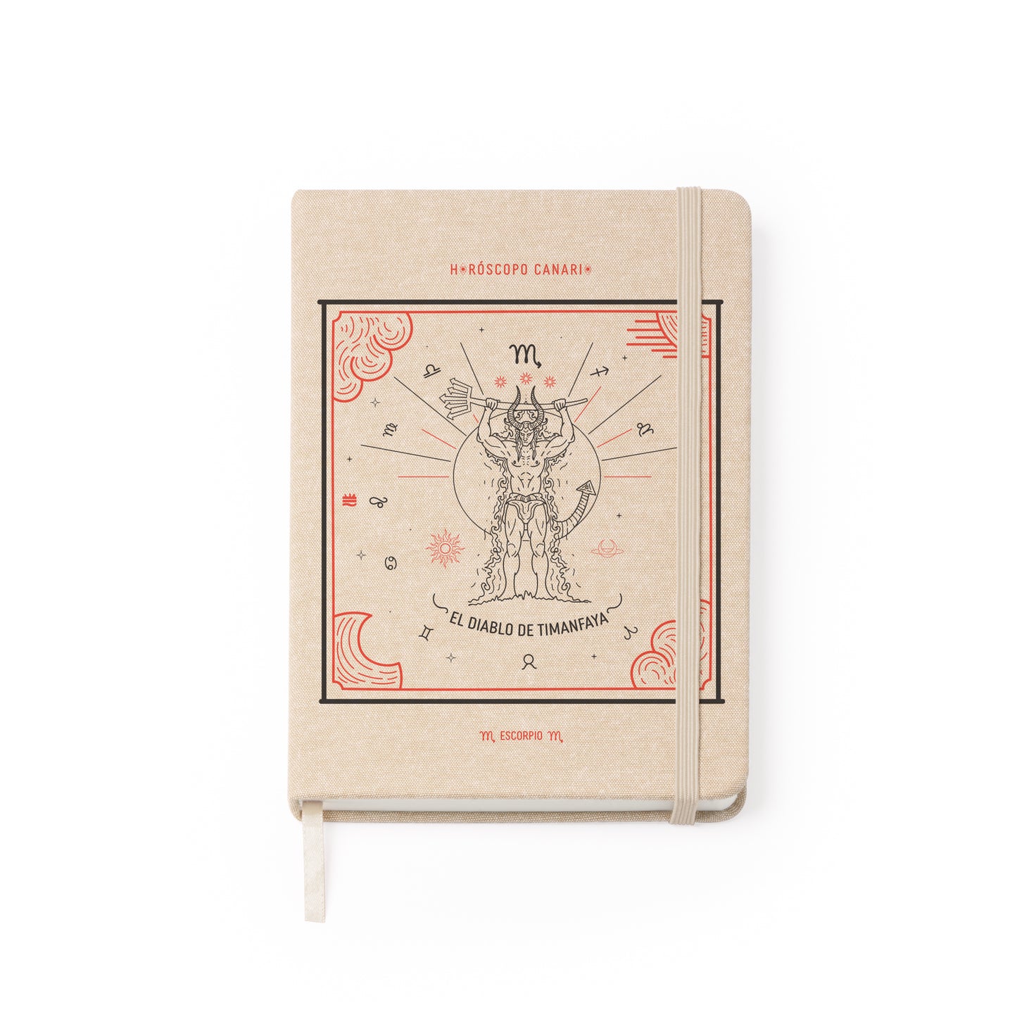 Libreta Horóscopo Canario "Diablo de Timanfaya" (Escorpio)