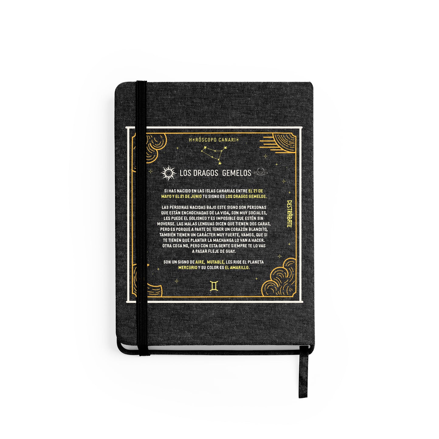 Libreta Horóscopo Canario "Los Dragos Gemelos" (Géminis)