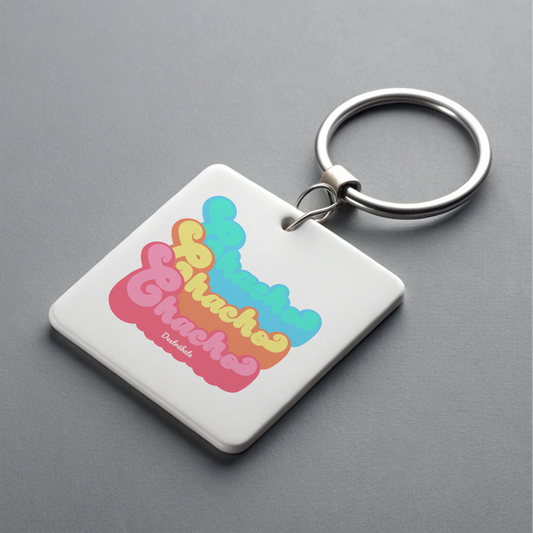 Llavero cuadrado ''Chacho''