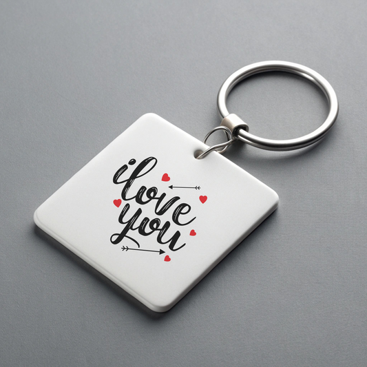 Llavero Personalizado ¨I Love You¨