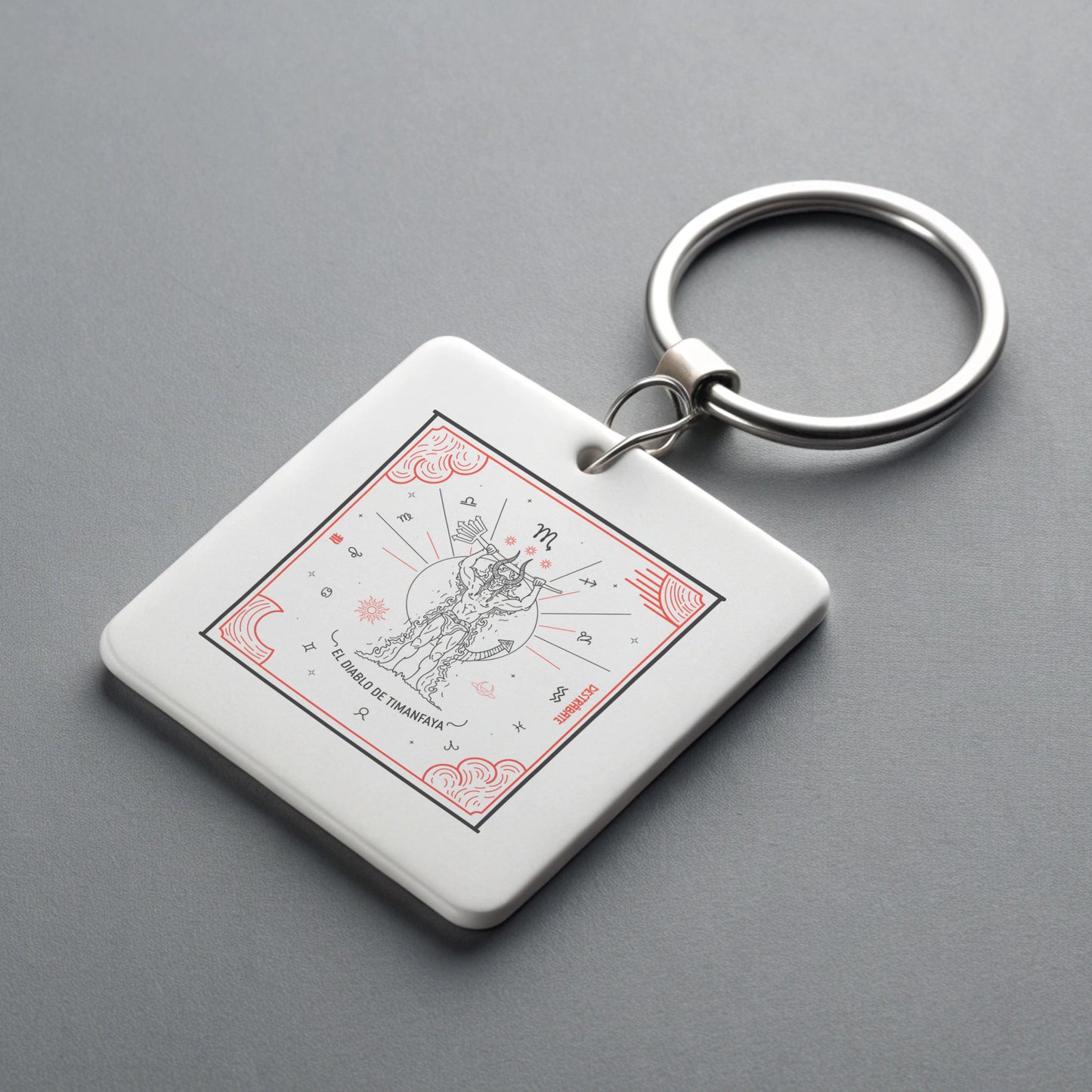 Llavero Horóscopo Canario "Diablo de Timanfaya" (Escorpio)