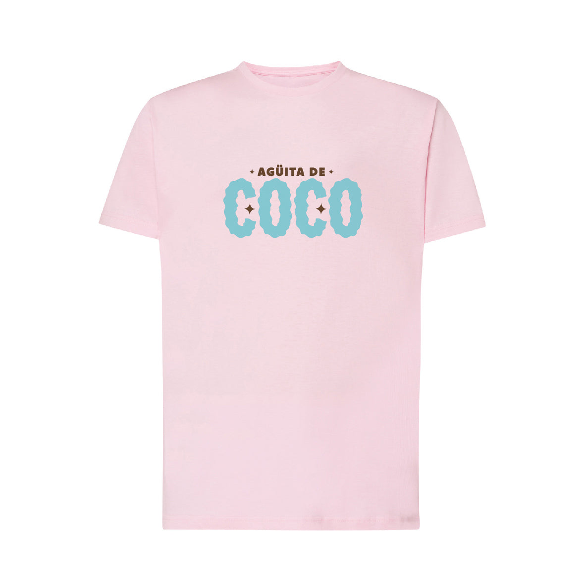 Camiseta Rosa "Agüita de coco" Nuevo