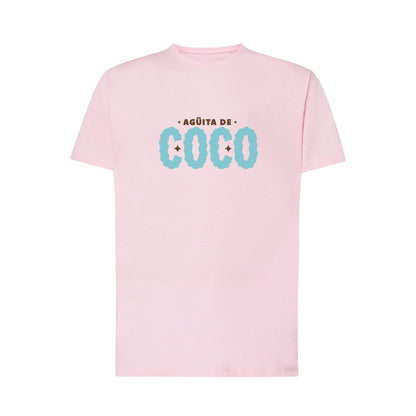 Camiseta Rosa "Agüita de coco" Nuevo