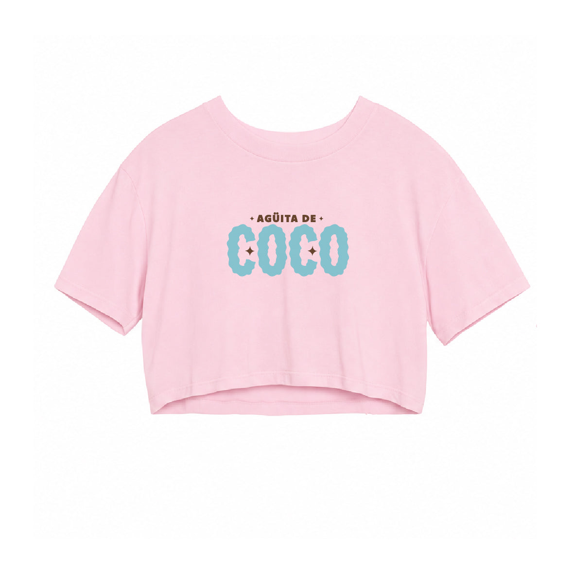 Top Rosa "Agüita de coco" Nuevo