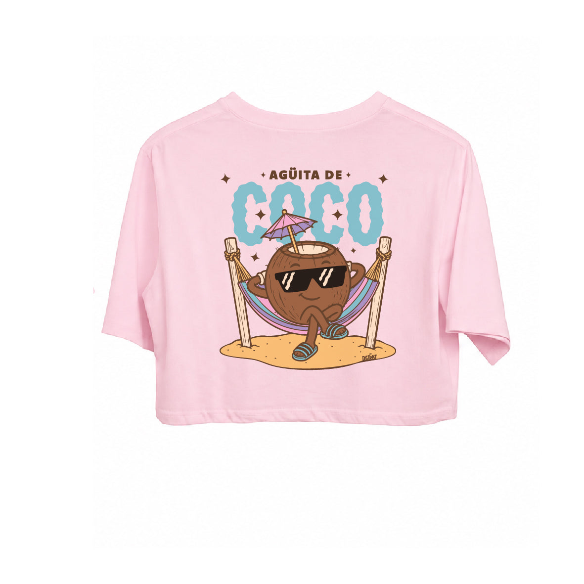 Top Rosa "Agüita de coco" Nuevo