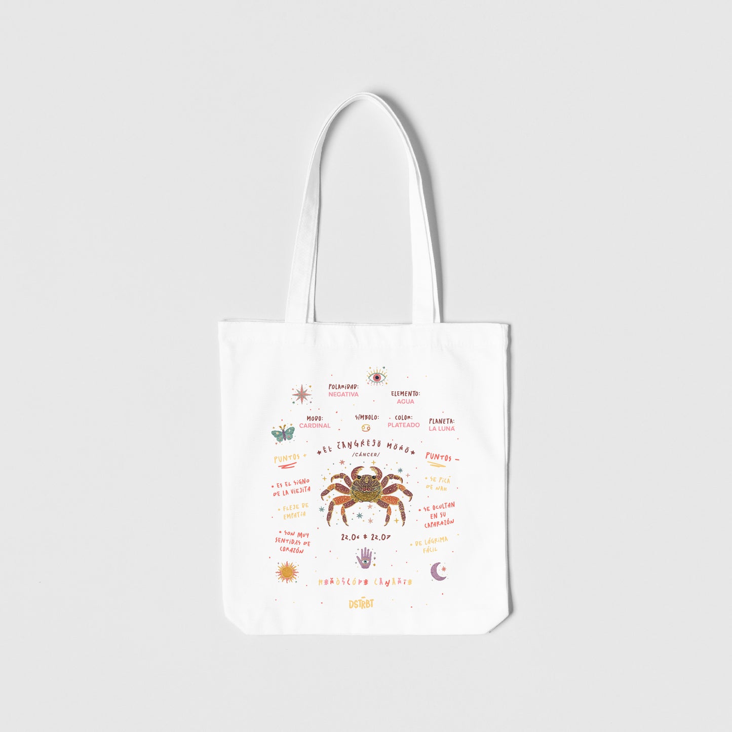 Totebag BL HC "El Cangrejo Moro" (Cáncer) Nuevo diseño