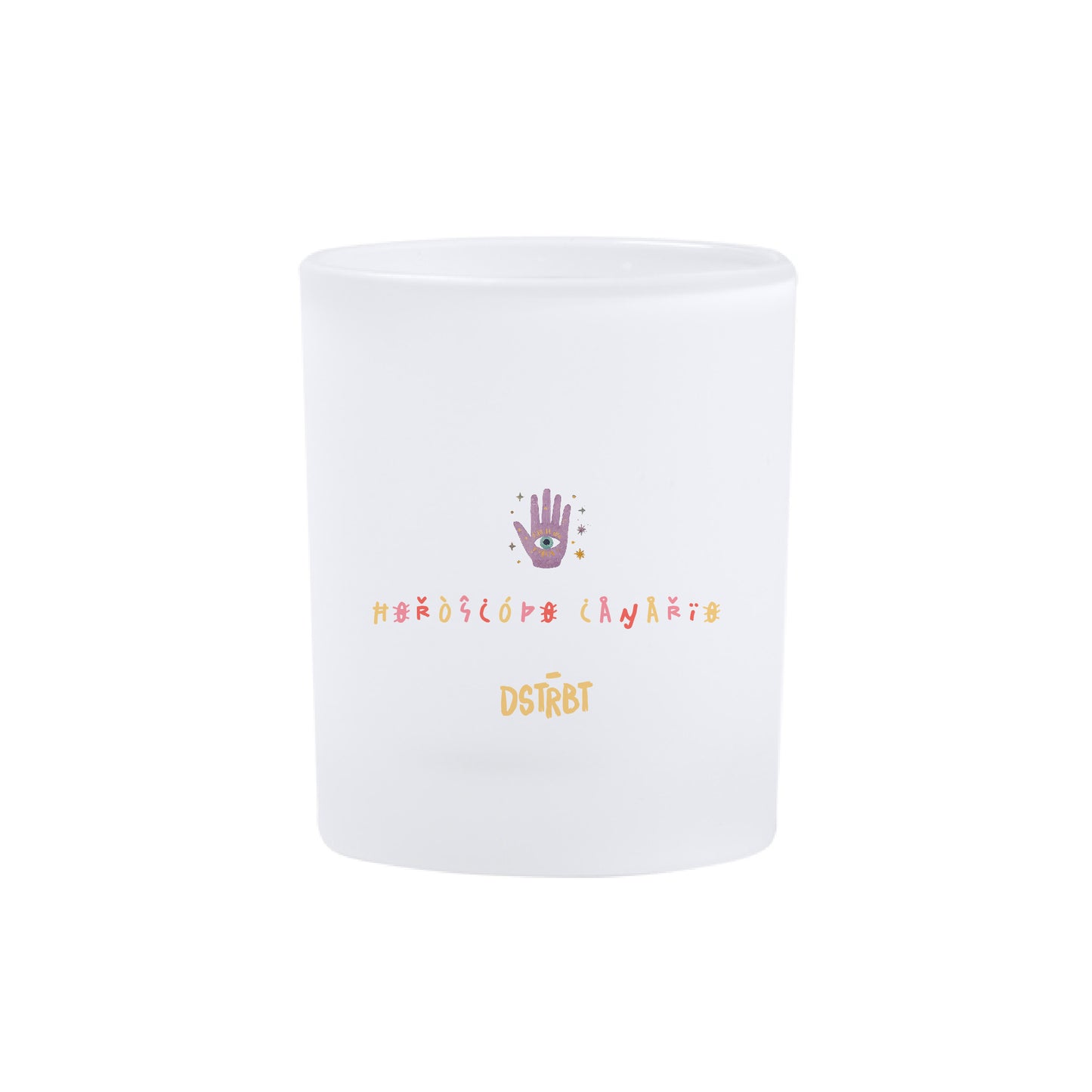 Vaso esmerilado HC "El Cangrejo Moro" (Cáncer) Nuevo diseño