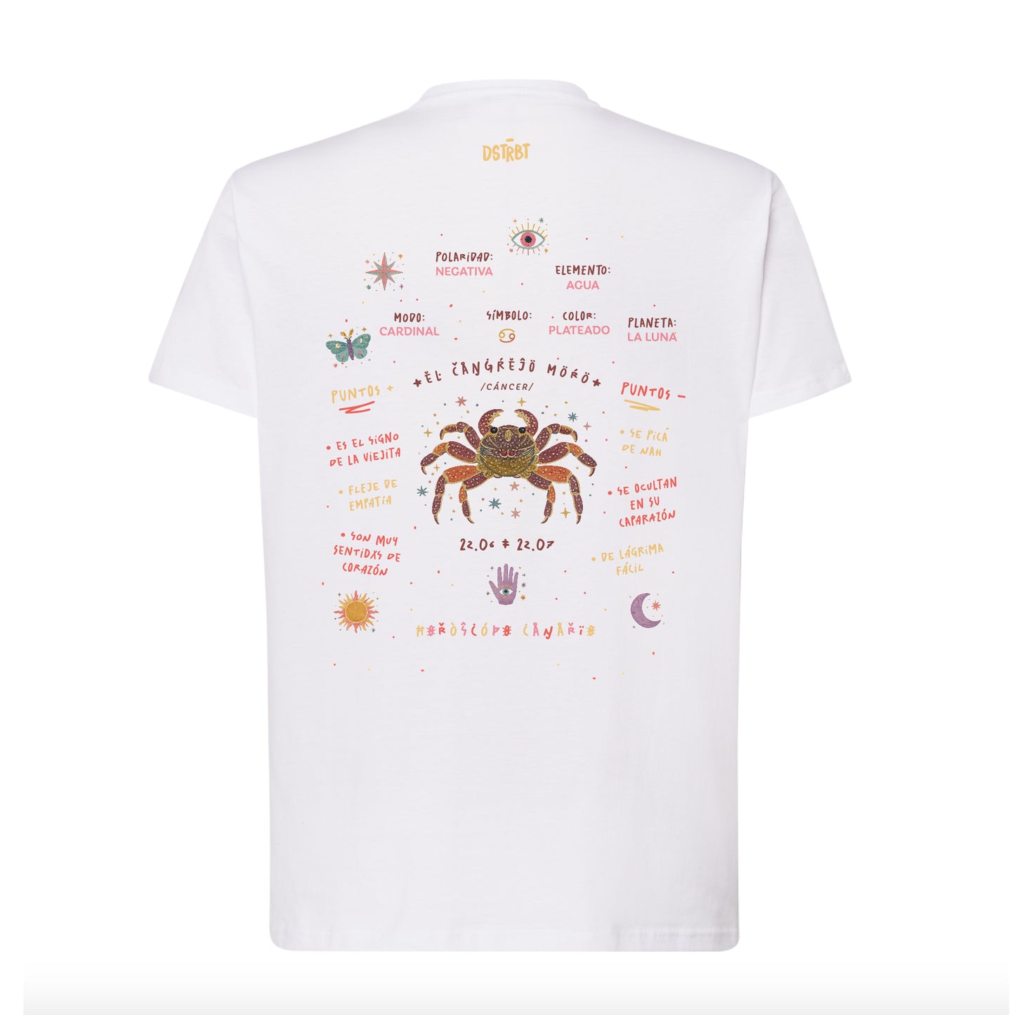 Camiseta Reg BL HC "Cangrejo Moro" (Cáncer) Nuevo Diseño