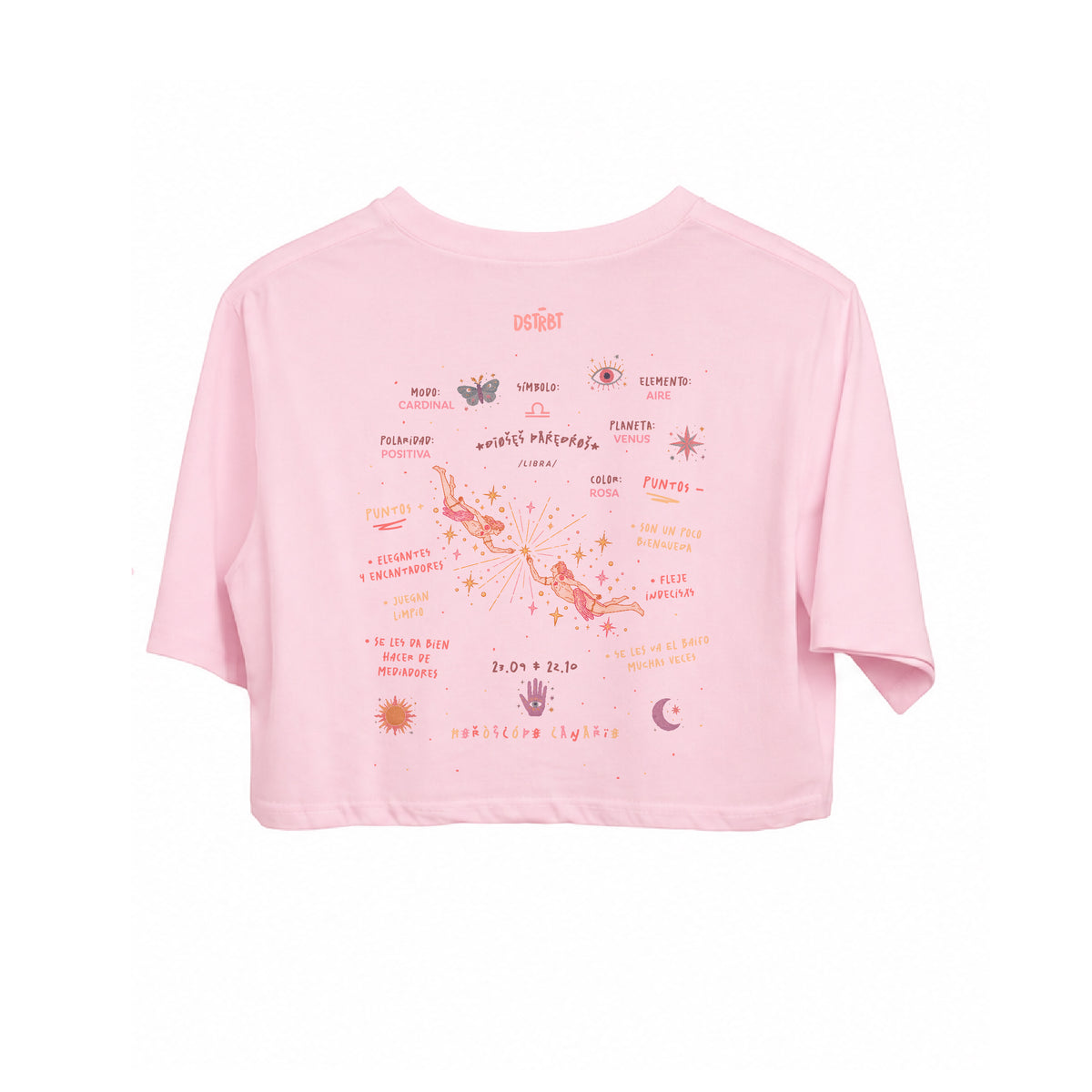 Top Reg Rosa Baby HC "Dioses Paredros" (Libra) Nuevo diseño