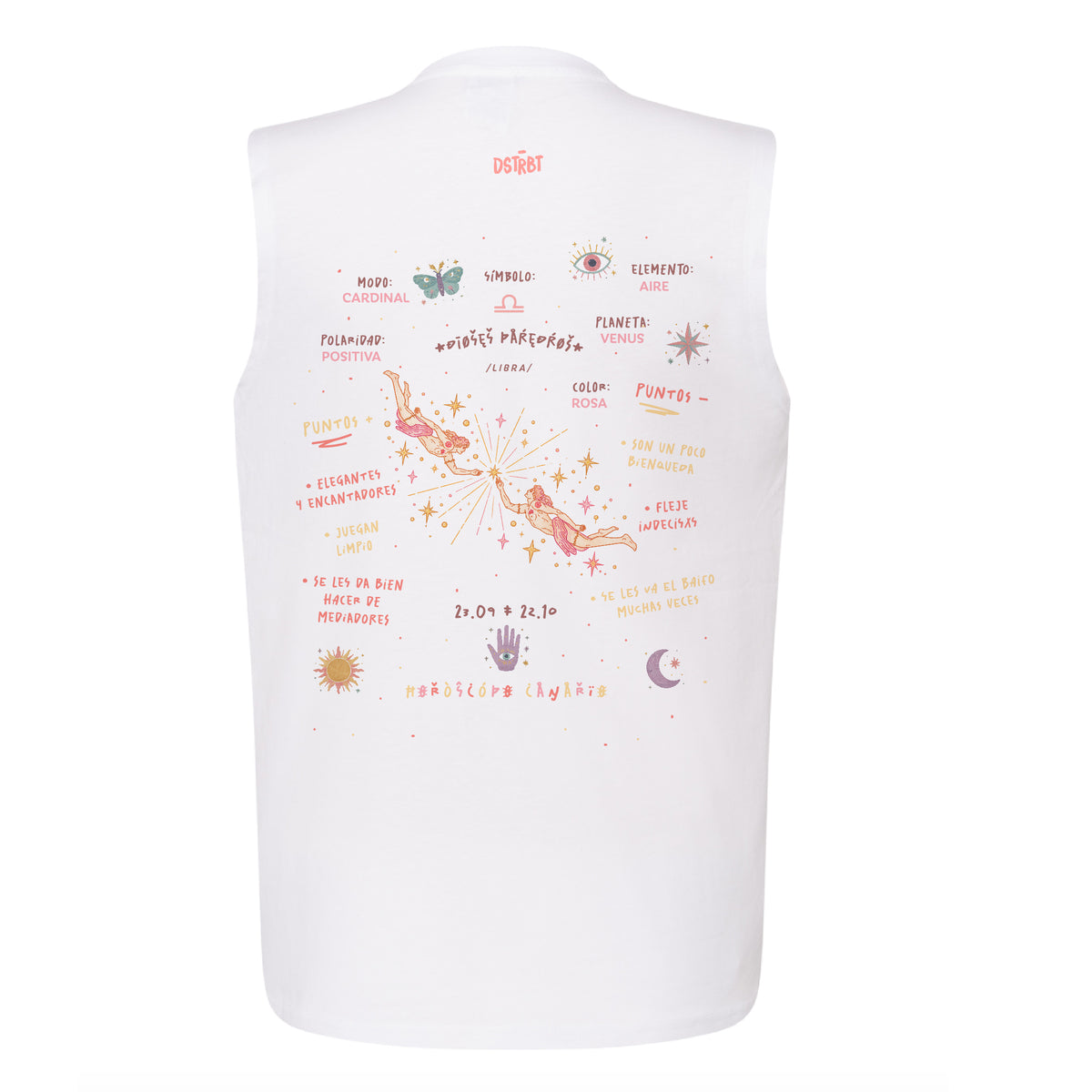 Camiseta sin Mangas BL HC "Dioses Paredros" (Libra) Nuevo Diseño