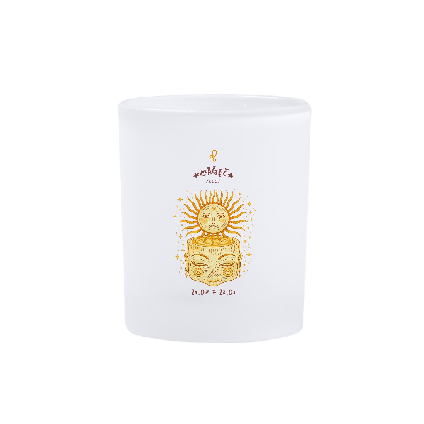 Vaso esmerilado HC "Magec" (Leo) Nuevo diseño