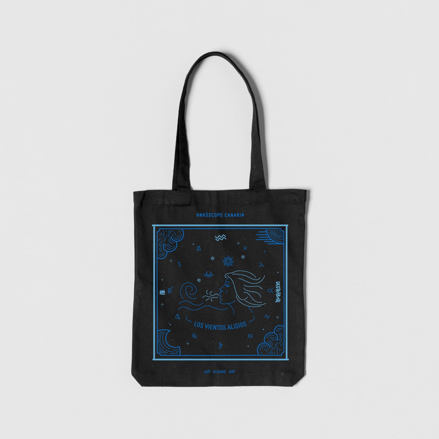 Totebag NG Horóscopo Canario "Vientos Alisios" (Acuario)
