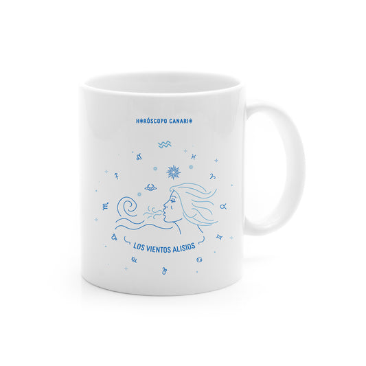 Taza BL Horóscopo Canario "Vientos Alisios" (Acuario)