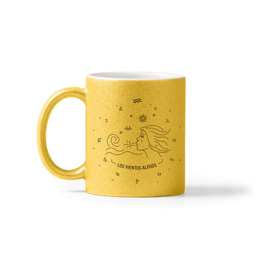 Taza Dorada Horóscopo Canario "Vientos Alisios" (Acuario)