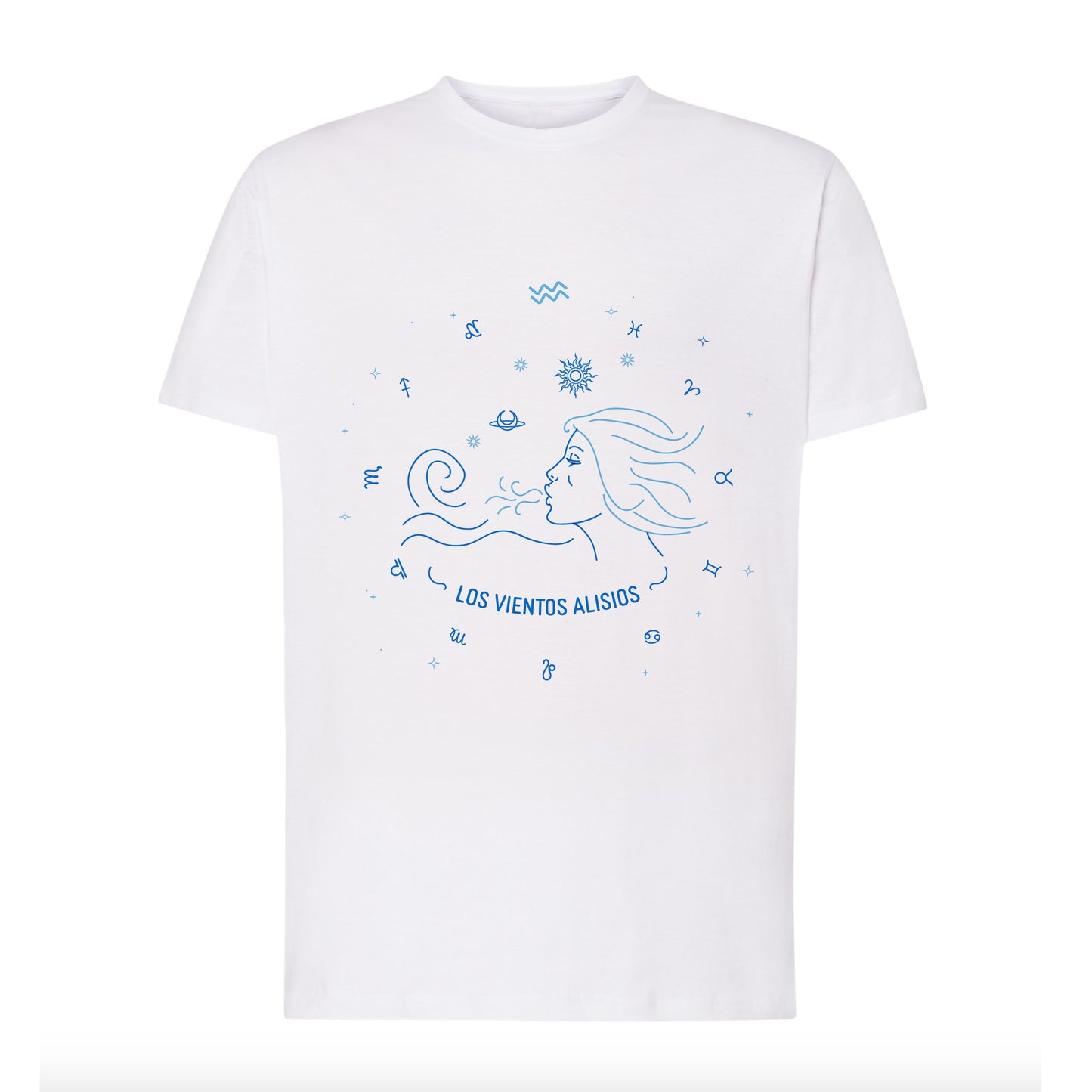 Camiseta Reg BL "Vientos Alisios" (Acuario) Horóscopo Canario