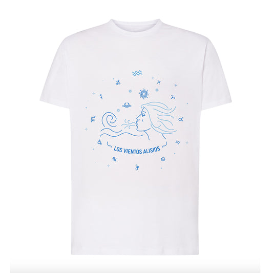 Camiseta Reg BL "Vientos Alisios" (Acuario) Horóscopo Canario