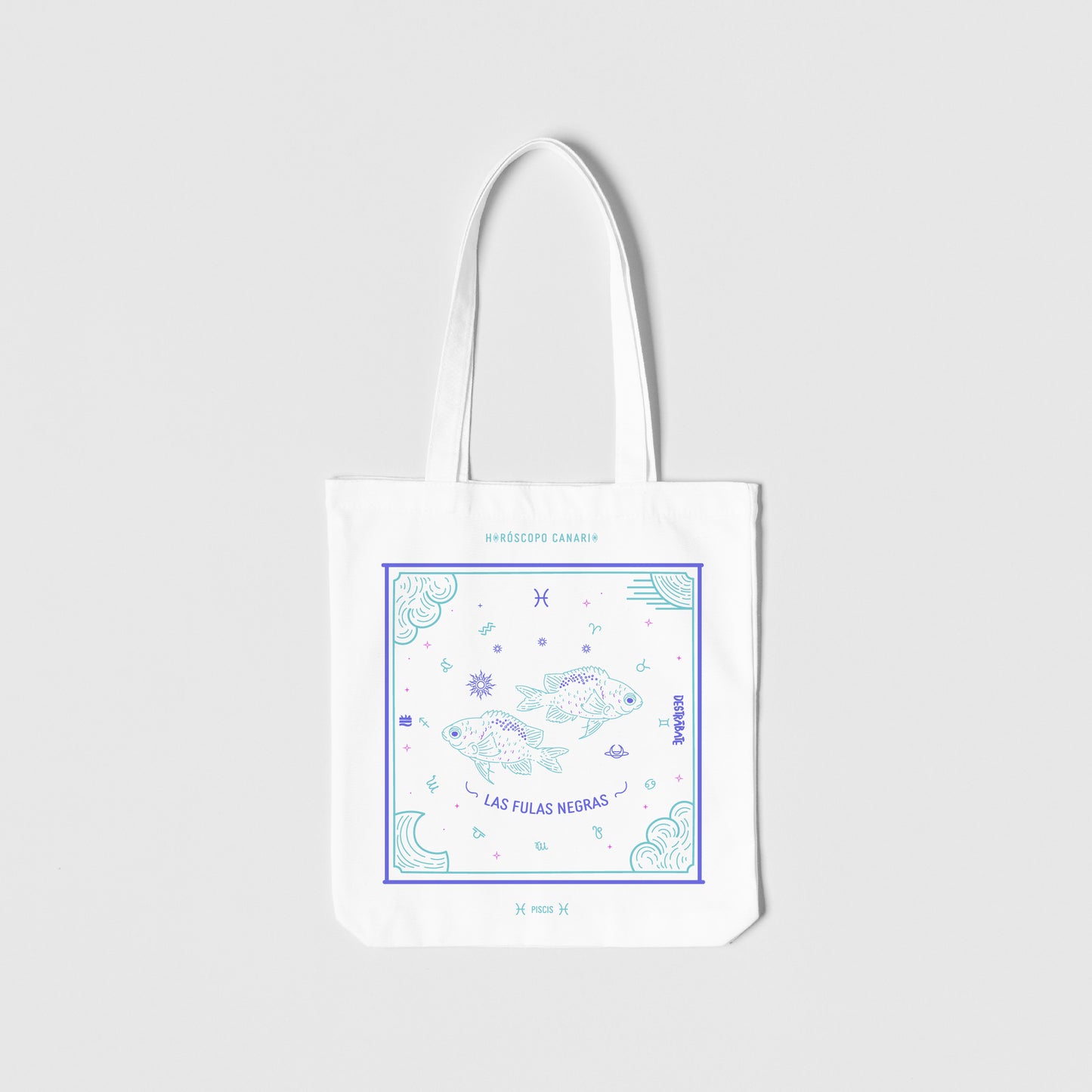 Totebag BL Horóscopo Canario "Las Fulas Negras" (Piscis)
