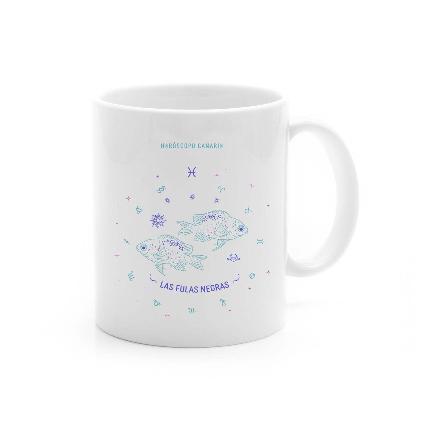 Taza BL Horóscopo Canario "Las Fulas Negras" (Piscis)