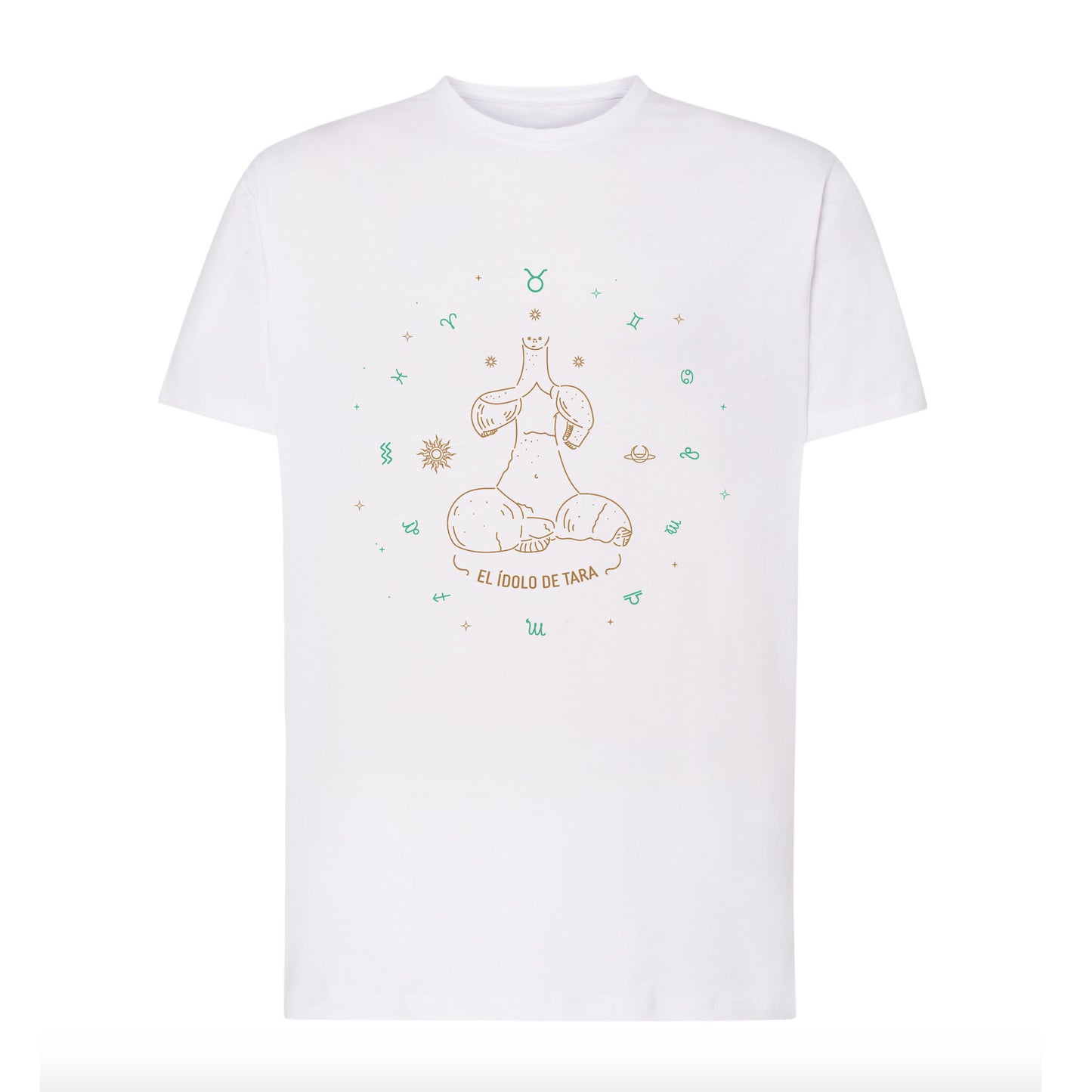 Camiseta Reg BL "El Ídolo de Tara" (Tauro) Horóscopo Canario