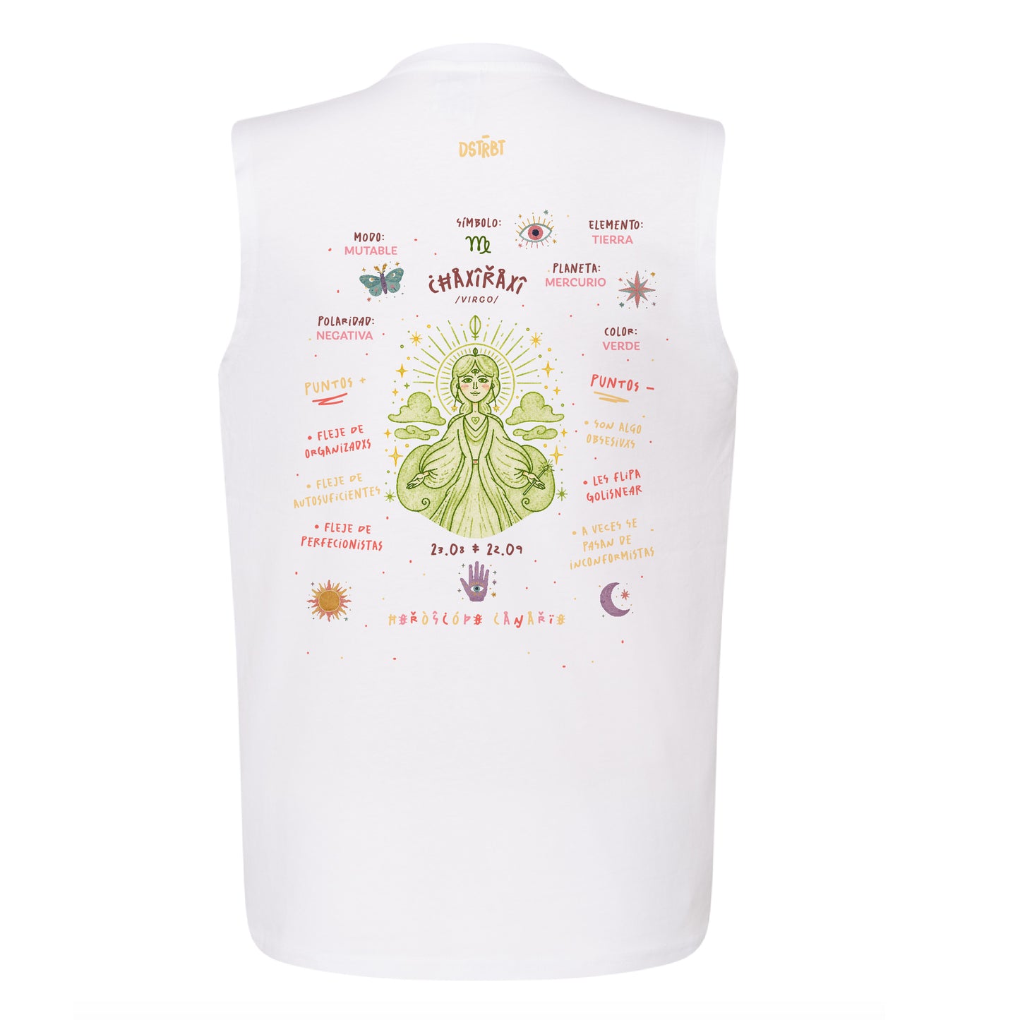 Camiseta sin Mangas BL HC "Chaxiraxi" (Virgo) Nuevo Diseño
