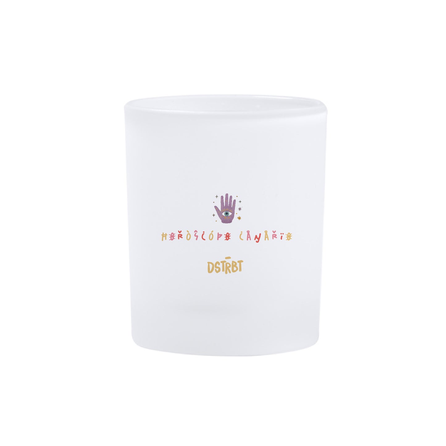 Vaso esmerilado HC "Chaxiraxi" (Virgo) Nuevo diseño