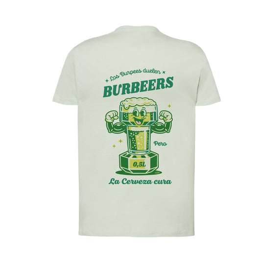 Camiseta Verde Claro Regular "Burbeers"