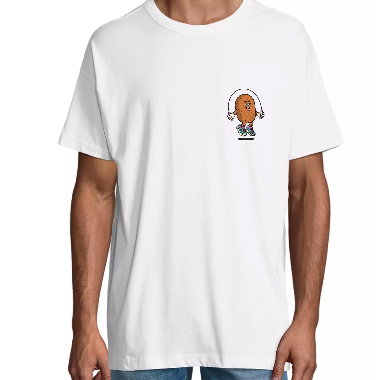 Camiseta Oversize "Cro(ssfit))quetas" BL