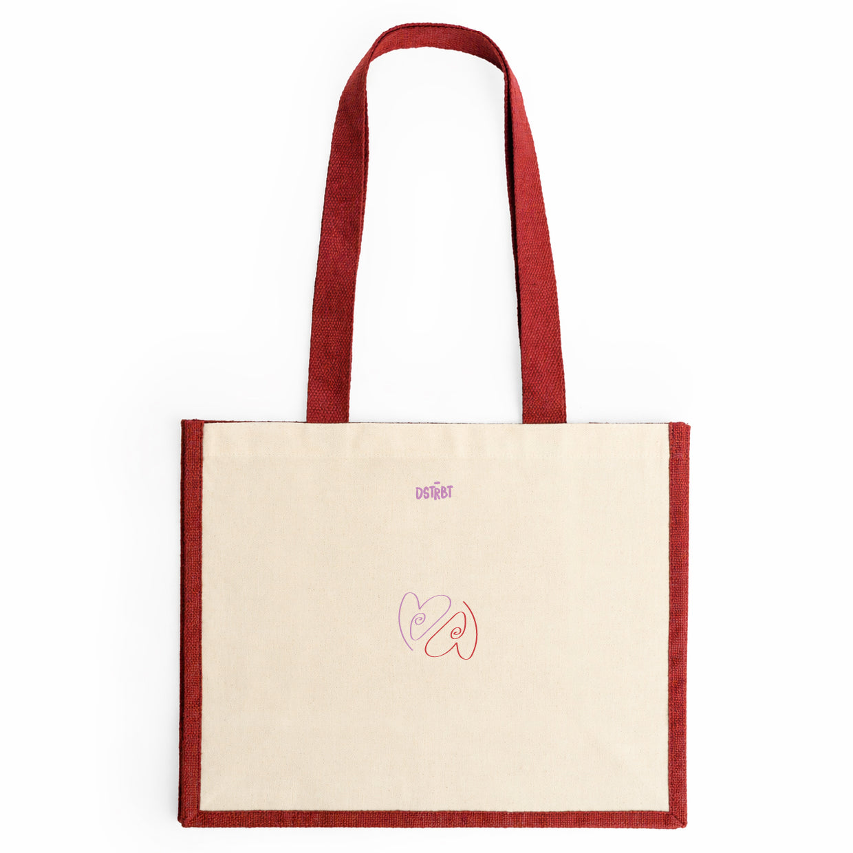 Bolso ¨Chacha Ma, Te quiero" Rojo