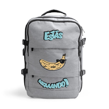 Mochila Gris "Estás Gozaaando"