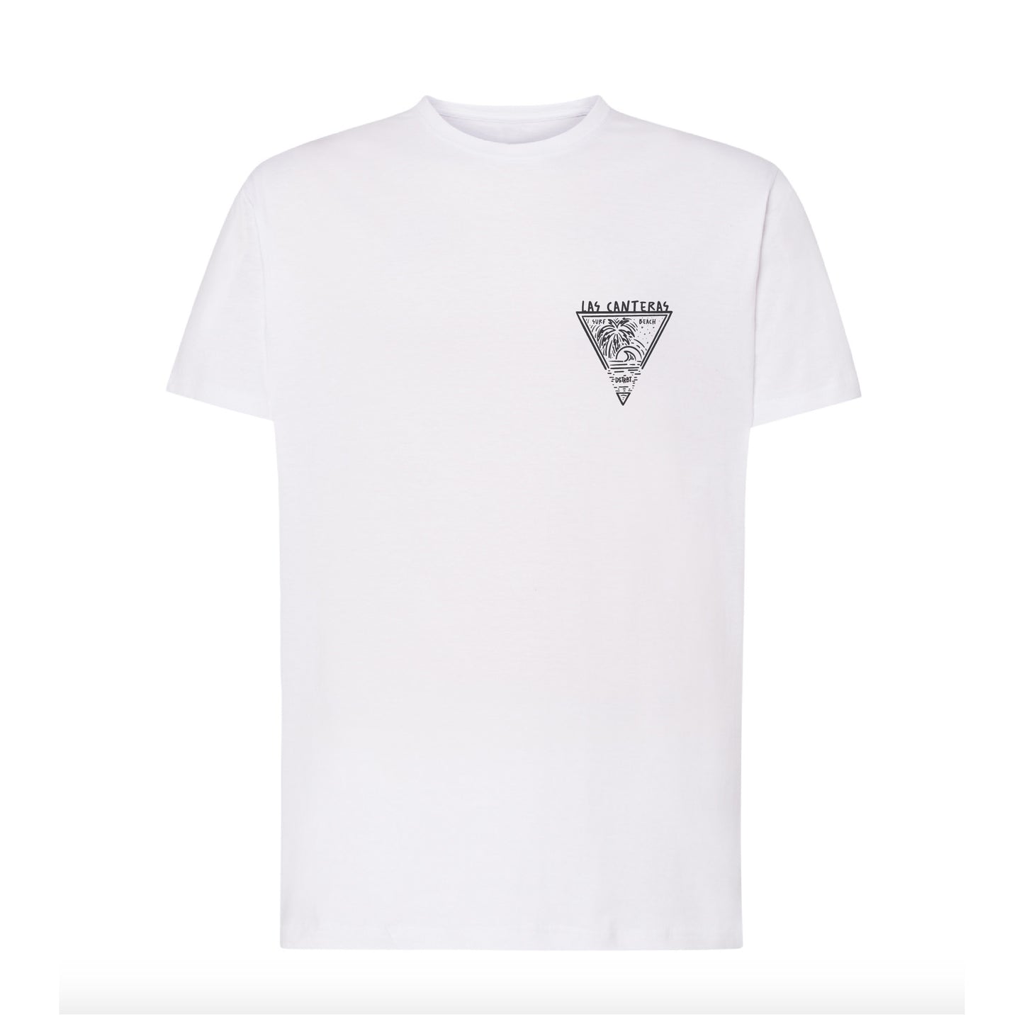 Camiseta Regular Blanca "Las Canteras"