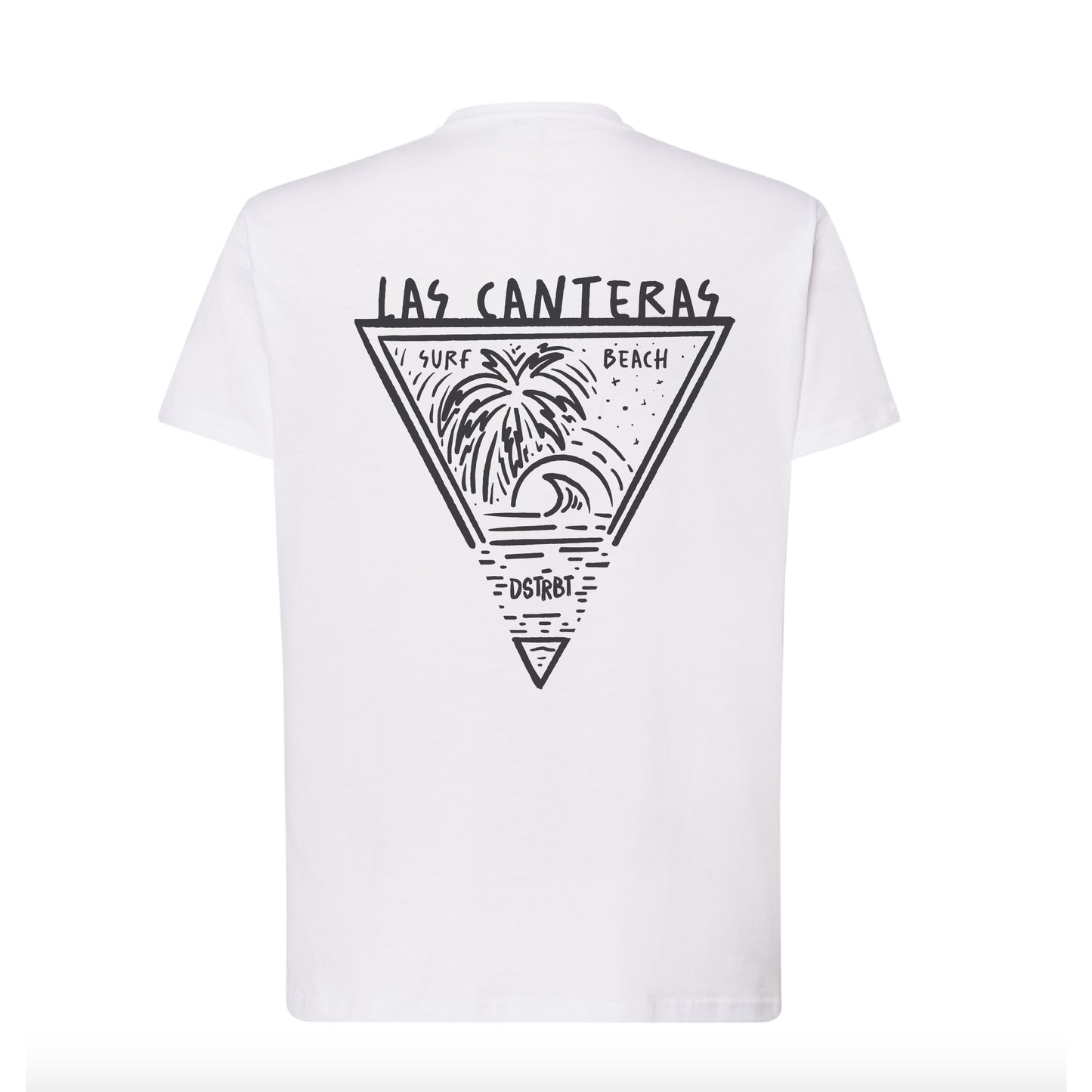 Camiseta Regular Blanca "Las Canteras"