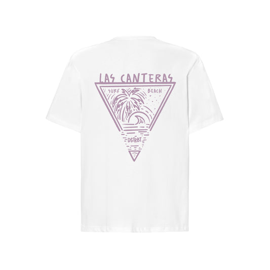 Camiseta Oversize Blanca" Las Canteras"