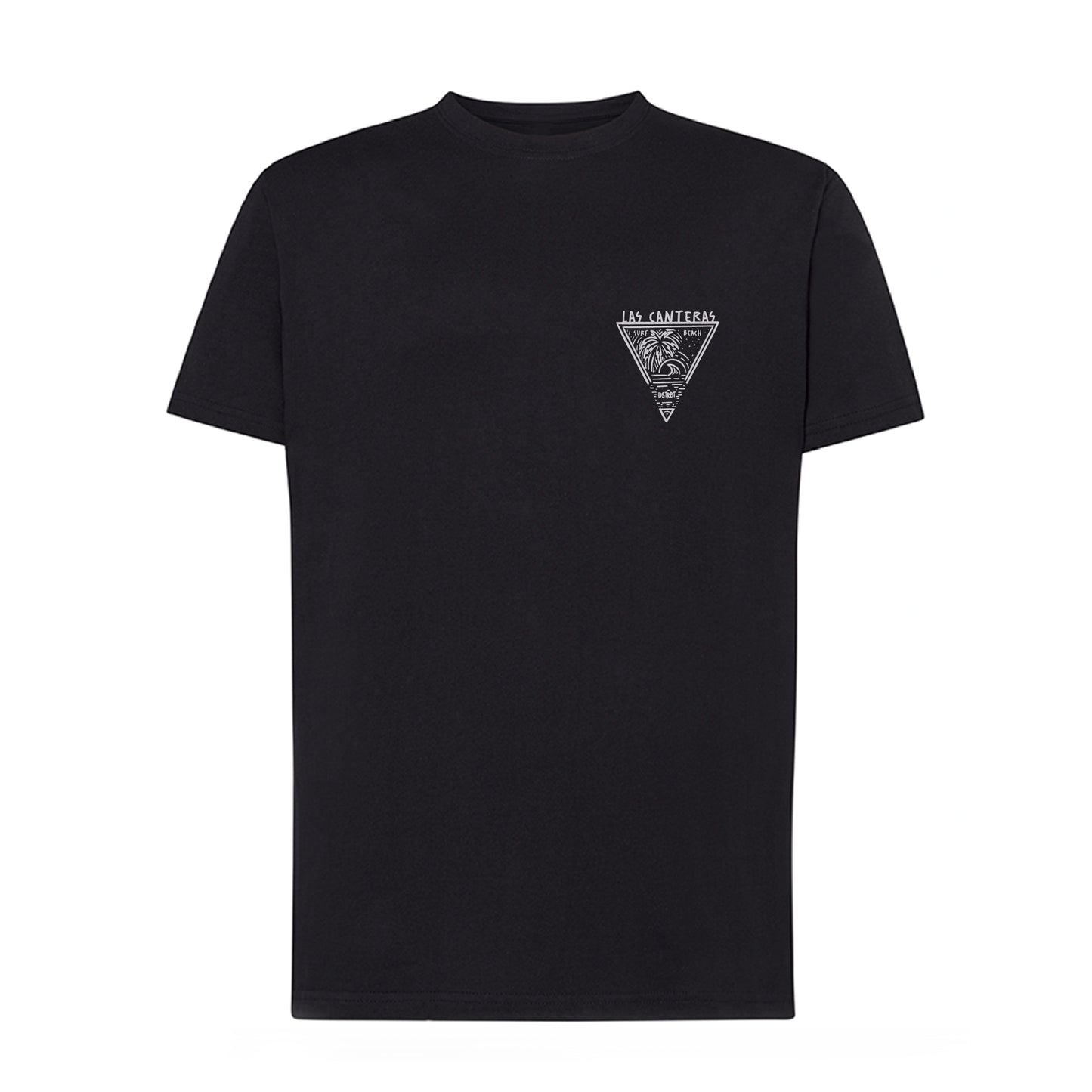 Camiseta Regular Negra "Las Canteras"