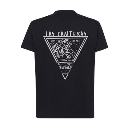 Camiseta Regular Negra "Las Canteras"