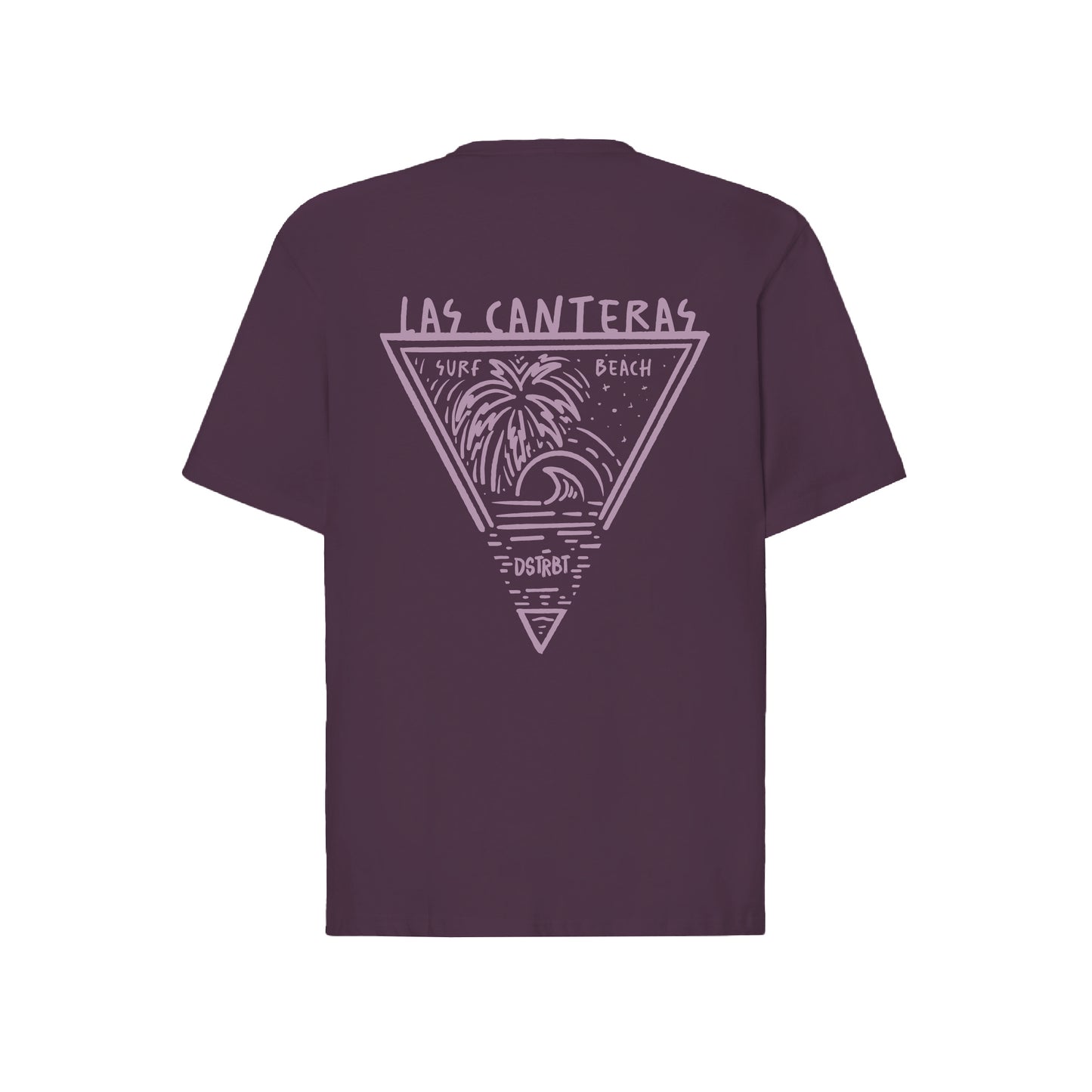 Camiseta Oversize Morada " Las Canteras"