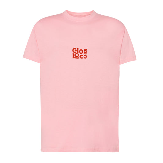 Camiseta corte regular rosa "Chos loco" Opción 3
