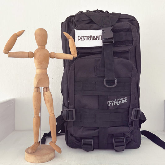 Mochila negra 25L Destrábate Fitness