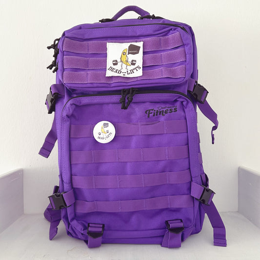 Mochila violeta Destrábate Fitness