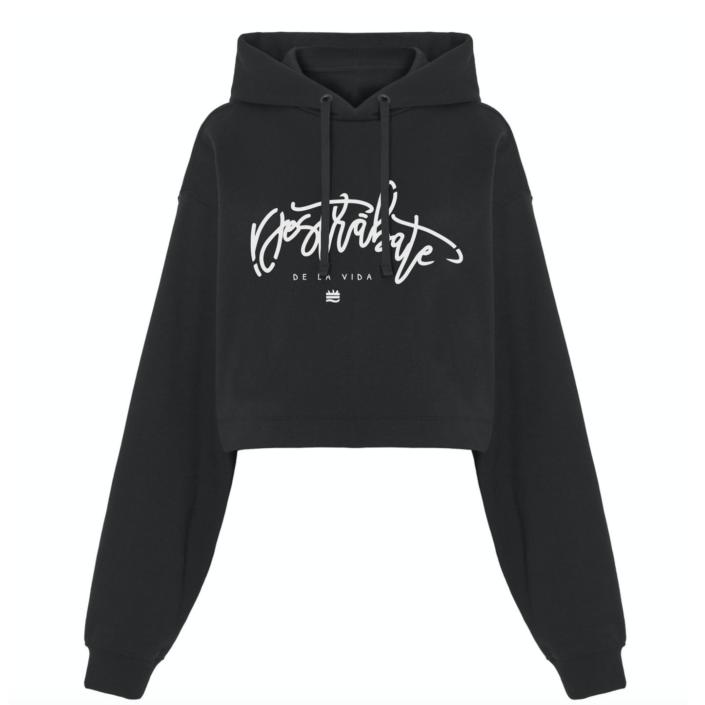 Sudadera Crop NG "Destrábate de la vida"