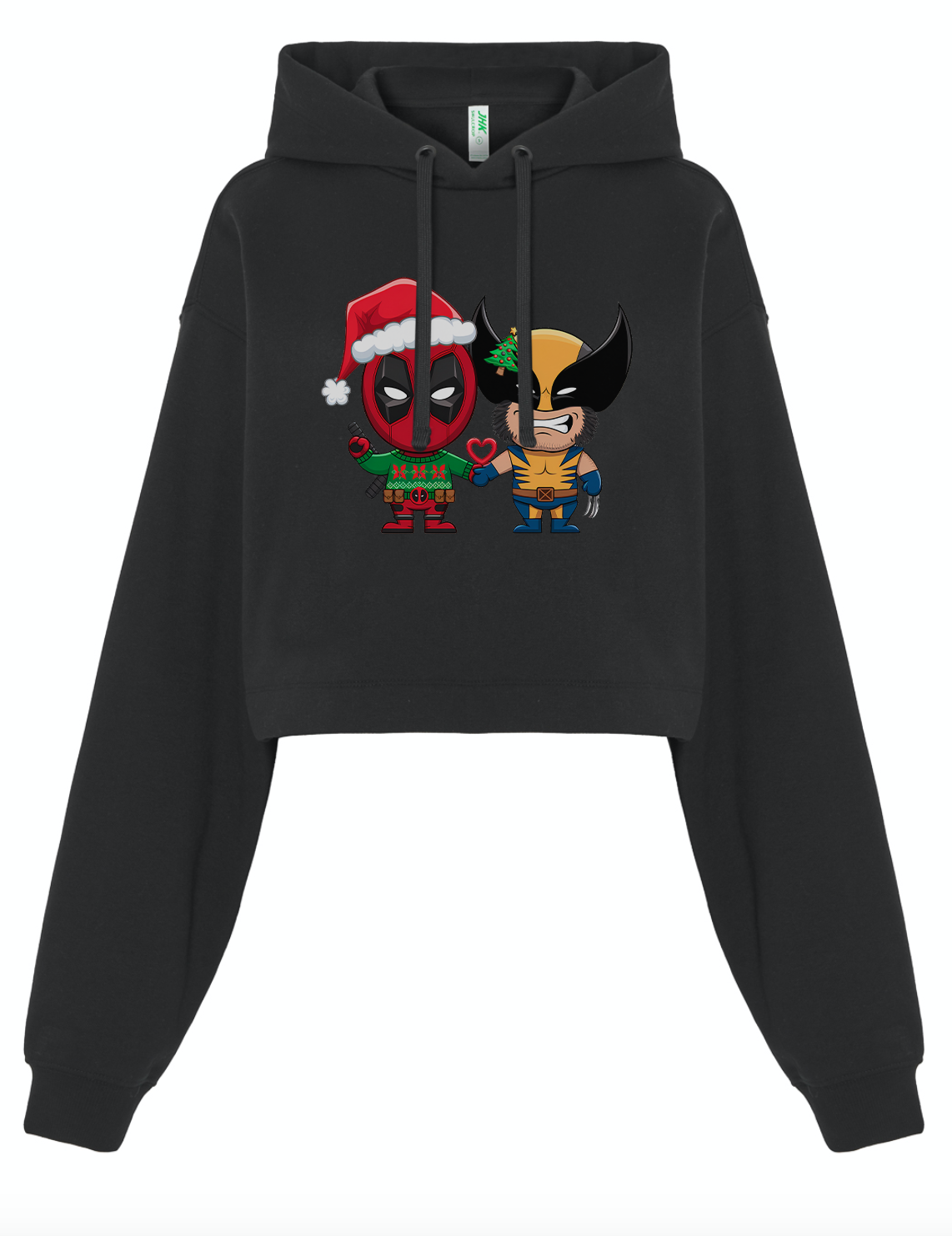 Sudadera crop ng ''Deadpool&Lobezno''