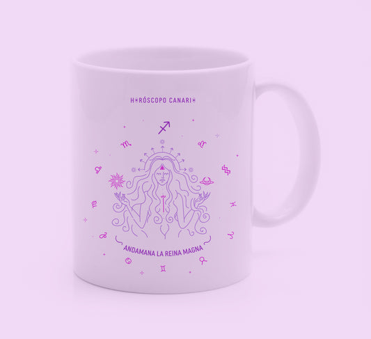 Taza BL Horóscopo Canario "Andamana la reina Magna" (Sagitario)