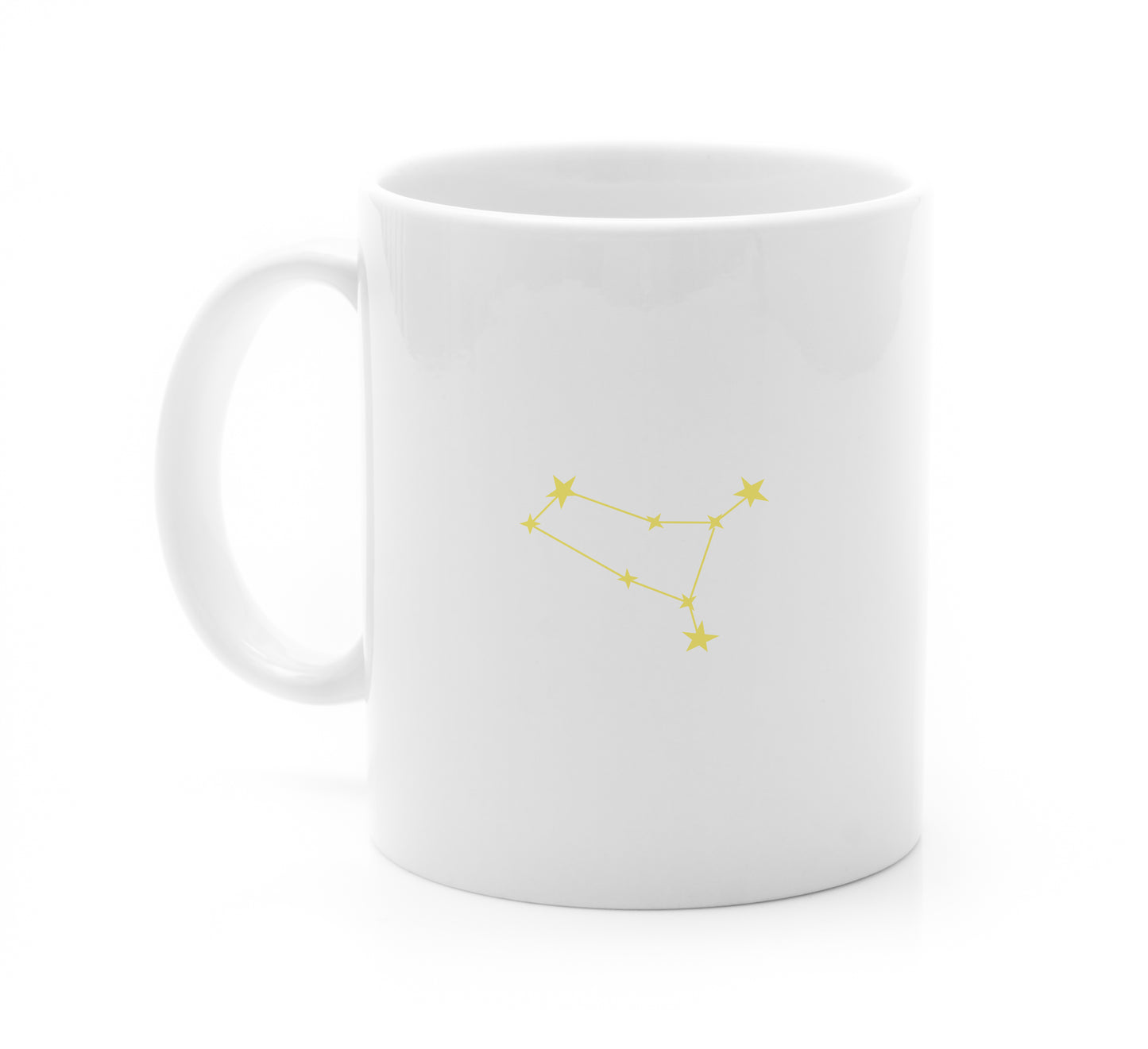 Taza Blanca Horóscopo Canario "Los Dragos Gemelos" (Géminis)