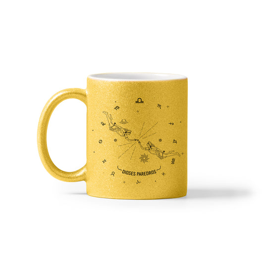 Taza Dorada Horóscopo Canario "Dioses Paredros" (Libra)