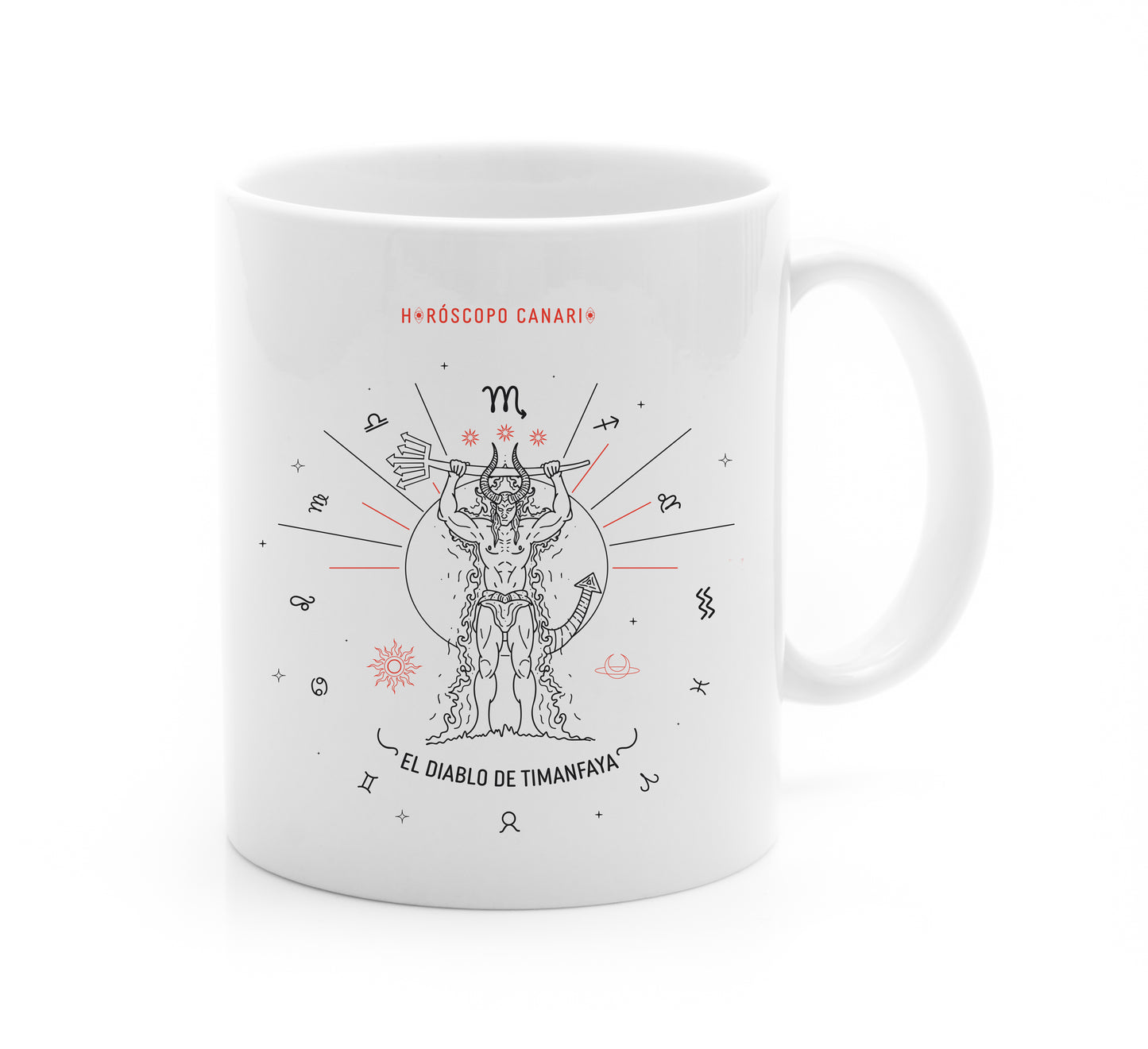 Taza BL Horóscopo Canario "Diablo de Timanfaya" (Escorpio)