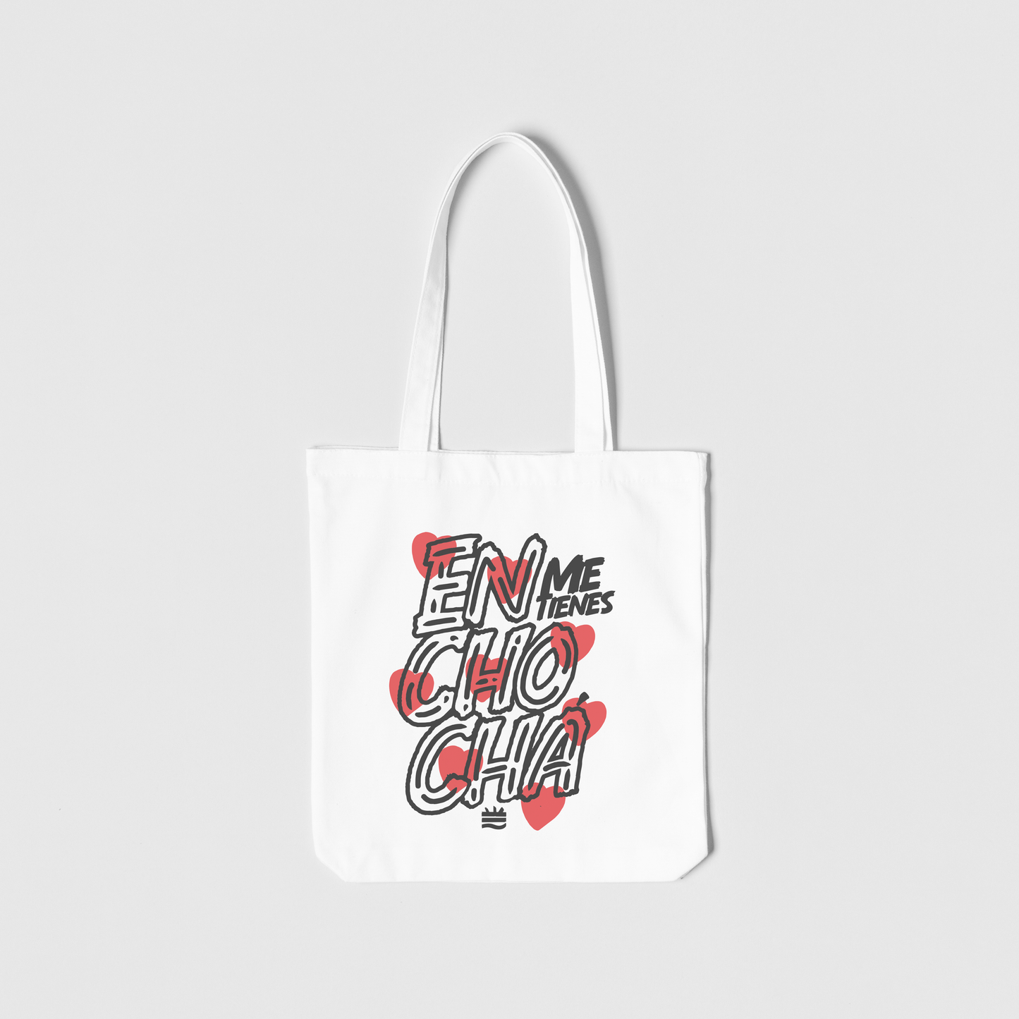 Totebag blanca ''Me tienes enchocha"