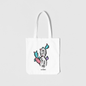 Totebag blanca ''Jíncate un tuno''